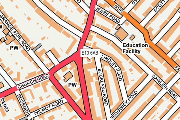 E10 6AB map - OS OpenMap – Local (Ordnance Survey) E10 6AB map - OS OpenMap – Local (Ordnance Survey)