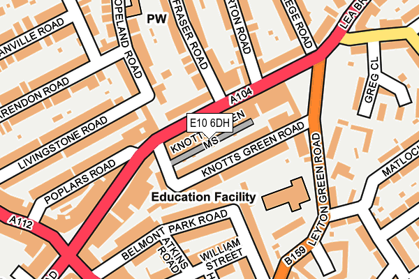 E10 6DH map - OS OpenMap – Local (Ordnance Survey) E10 6DH map - OS OpenMap – Local (Ordnance Survey)
