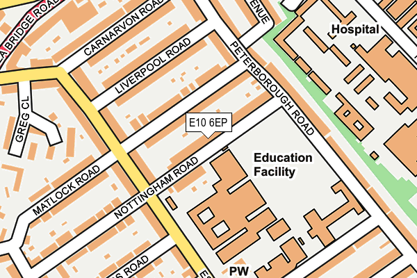 E10 6EP map - OS OpenMap – Local (Ordnance Survey) E10 6EP map - OS OpenMap – Local (Ordnance Survey)