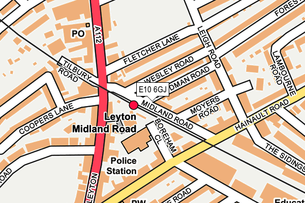 E10 6GJ map - OS OpenMap – Local (Ordnance Survey) E10 6GJ map - OS OpenMap – Local (Ordnance Survey)