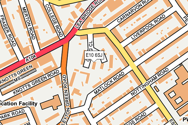 E10 6SJ map - OS OpenMap – Local (Ordnance Survey) E10 6SJ map - OS OpenMap – Local (Ordnance Survey)