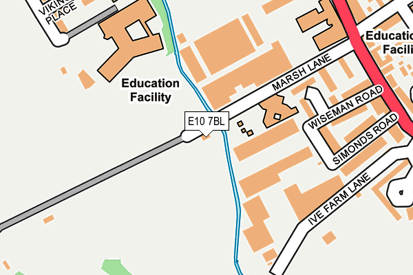 E10 7BL map - OS OpenMap – Local (Ordnance Survey) E10 7BL map - OS OpenMap – Local (Ordnance Survey)