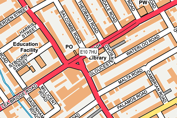 E10 7HU map - OS OpenMap – Local (Ordnance Survey) E10 7HU map - OS OpenMap – Local (Ordnance Survey)