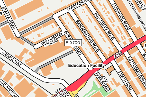 E10 7QQ map - OS OpenMap – Local (Ordnance Survey) E10 7QQ map - OS OpenMap – Local (Ordnance Survey)