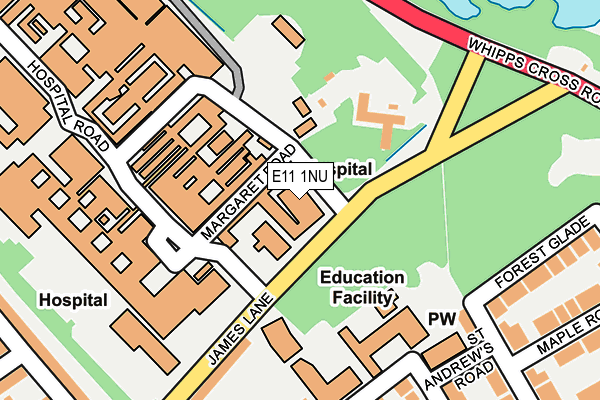 E11 1NU map - OS OpenMap – Local (Ordnance Survey) E11 1NU map - OS OpenMap – Local (Ordnance Survey)