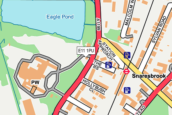 E11 1PU map - OS OpenMap – Local (Ordnance Survey) E11 1PU map - OS OpenMap – Local (Ordnance Survey)