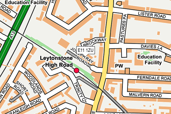 E11 1ZU map - OS OpenMap – Local (Ordnance Survey) E11 1ZU map - OS OpenMap – Local (Ordnance Survey)