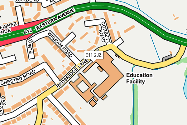 E11 2JZ map - OS OpenMap – Local (Ordnance Survey) E11 2JZ map - OS OpenMap – Local (Ordnance Survey)