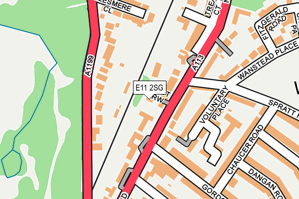 E11 2SG map - OS OpenMap – Local (Ordnance Survey) E11 2SG map - OS OpenMap – Local (Ordnance Survey)
