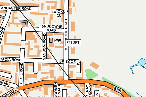 E11 3ET map - OS OpenMap – Local (Ordnance Survey) E11 3ET map - OS OpenMap – Local (Ordnance Survey)