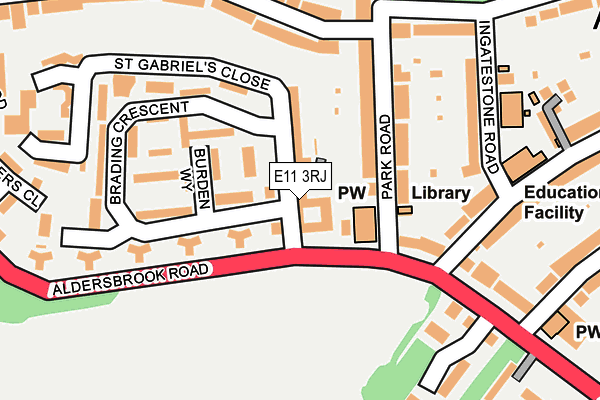 E11 3RJ map - OS OpenMap – Local (Ordnance Survey) E11 3RJ map - OS OpenMap – Local (Ordnance Survey)