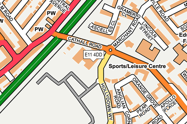 E11 4DD map - OS OpenMap – Local (Ordnance Survey) E11 4DD map - OS OpenMap – Local (Ordnance Survey)