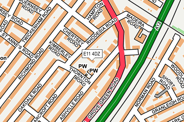 E11 4DZ map - OS OpenMap – Local (Ordnance Survey) E11 4DZ map - OS OpenMap – Local (Ordnance Survey)