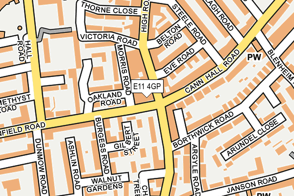 E11 4GP map - OS OpenMap – Local (Ordnance Survey) E11 4GP map - OS OpenMap – Local (Ordnance Survey)