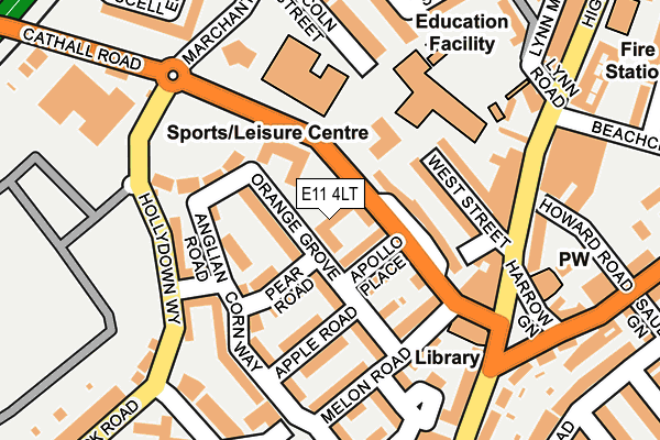 E11 4LT map - OS OpenMap – Local (Ordnance Survey) E11 4LT map - OS OpenMap – Local (Ordnance Survey)