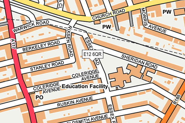 E12 6QR map - OS OpenMap – Local (Ordnance Survey) E12 6QR map - OS OpenMap – Local (Ordnance Survey)