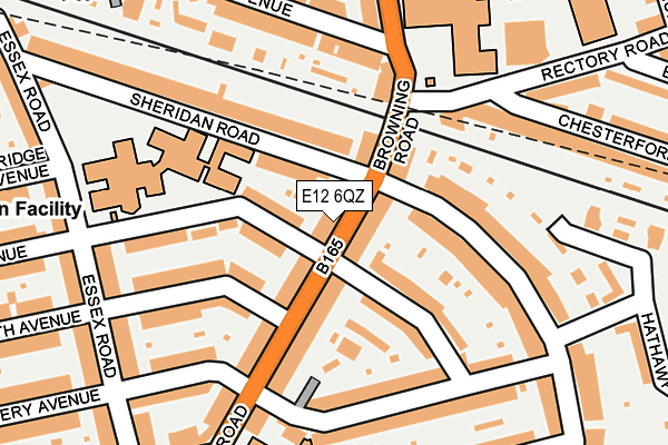 E12 6QZ map - OS OpenMap – Local (Ordnance Survey) E12 6QZ map - OS OpenMap – Local (Ordnance Survey)