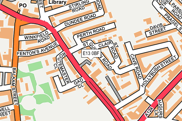 E13 0BF map - OS OpenMap – Local (Ordnance Survey) E13 0BF map - OS OpenMap – Local (Ordnance Survey)