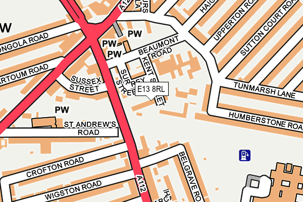 E13 8RL map - OS OpenMap – Local (Ordnance Survey) E13 8RL map - OS OpenMap – Local (Ordnance Survey)