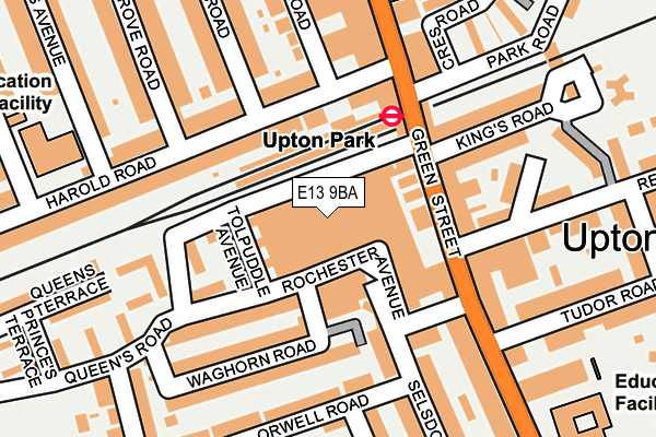 E13 9BA map - OS OpenMap – Local (Ordnance Survey) E13 9BA map - OS OpenMap – Local (Ordnance Survey)