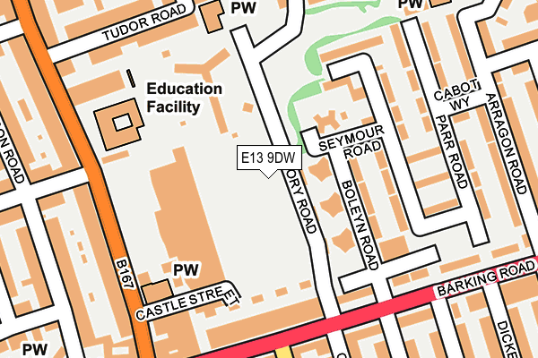 E13 9DW map - OS OpenMap – Local (Ordnance Survey) E13 9DW map - OS OpenMap – Local (Ordnance Survey)