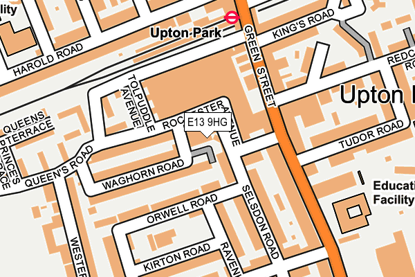 E13 9HG map - OS OpenMap – Local (Ordnance Survey) E13 9HG map - OS OpenMap – Local (Ordnance Survey)