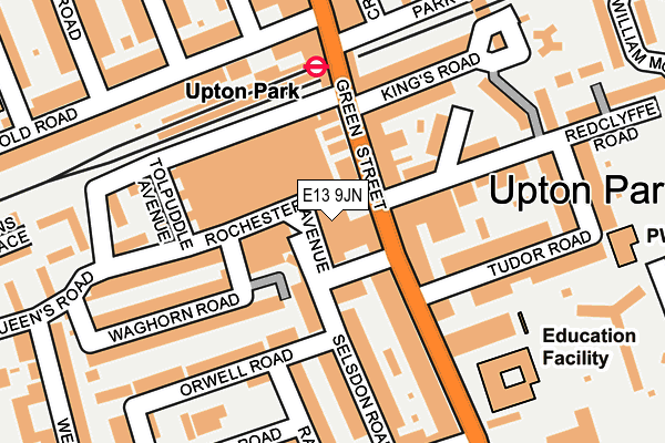 E13 9JN map - OS OpenMap – Local (Ordnance Survey) E13 9JN map - OS OpenMap – Local (Ordnance Survey)