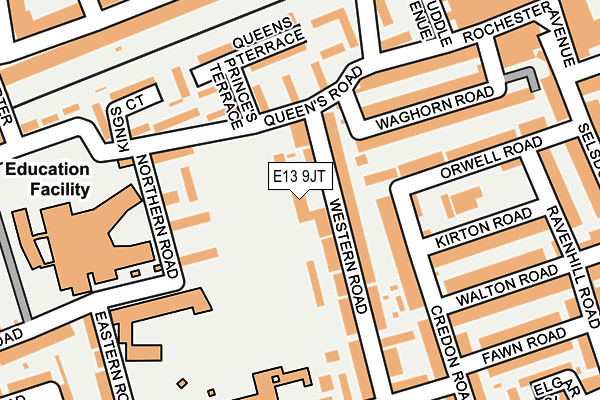E13 9JT map - OS OpenMap – Local (Ordnance Survey) E13 9JT map - OS OpenMap – Local (Ordnance Survey)
