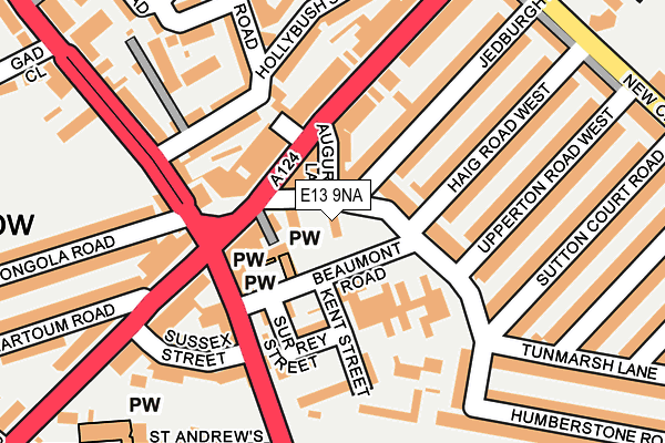 E13 9NA map - OS OpenMap – Local (Ordnance Survey) E13 9NA map - OS OpenMap – Local (Ordnance Survey)