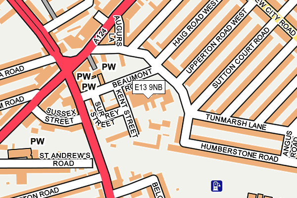 E13 9NB map - OS OpenMap – Local (Ordnance Survey) E13 9NB map - OS OpenMap – Local (Ordnance Survey)