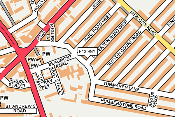 E13 9NY map - OS OpenMap – Local (Ordnance Survey) E13 9NY map - OS OpenMap – Local (Ordnance Survey)
