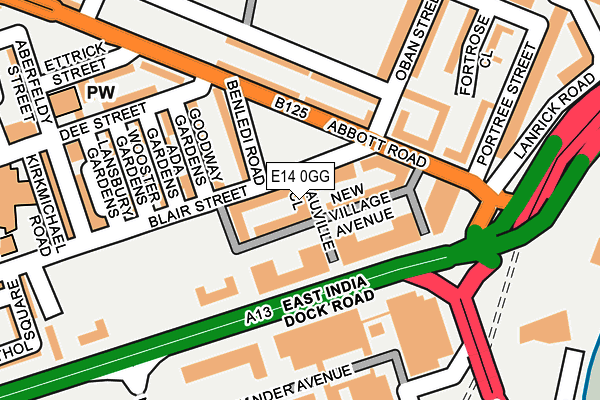 E14 0GG map - OS OpenMap – Local (Ordnance Survey) E14 0GG map - OS OpenMap – Local (Ordnance Survey)