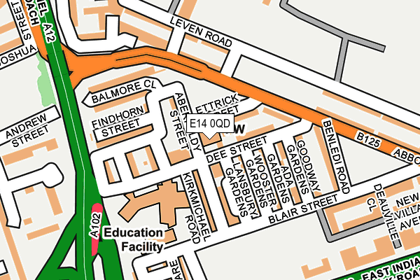 E14 0QD map - OS OpenMap – Local (Ordnance Survey) E14 0QD map - OS OpenMap – Local (Ordnance Survey)
