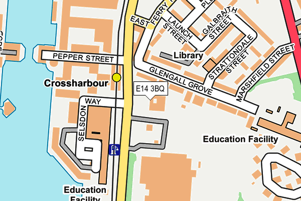 E14 3BQ map - OS OpenMap – Local (Ordnance Survey) E14 3BQ map - OS OpenMap – Local (Ordnance Survey)