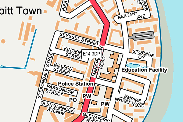 E14 3DP map - OS OpenMap – Local (Ordnance Survey) E14 3DP map - OS OpenMap – Local (Ordnance Survey)