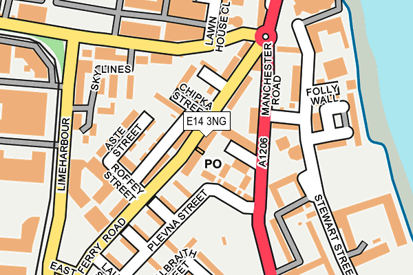 E14 3NG map - OS OpenMap – Local (Ordnance Survey) E14 3NG map - OS OpenMap – Local (Ordnance Survey)