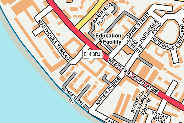 E14 3RJ map - OS OpenMap – Local (Ordnance Survey) E14 3RJ map - OS OpenMap – Local (Ordnance Survey)