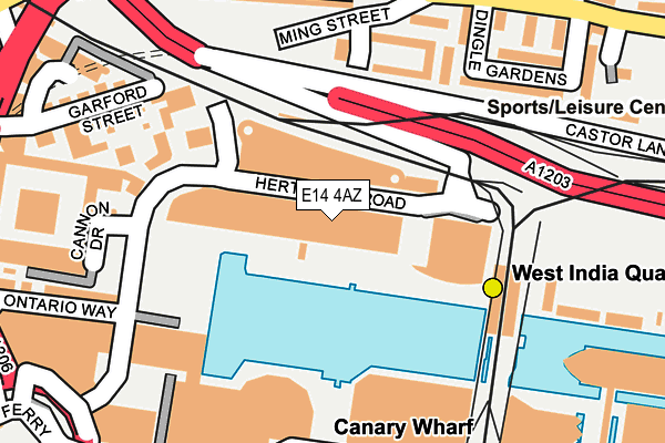 E14 4AZ map - OS OpenMap – Local (Ordnance Survey) E14 4AZ map - OS OpenMap – Local (Ordnance Survey)