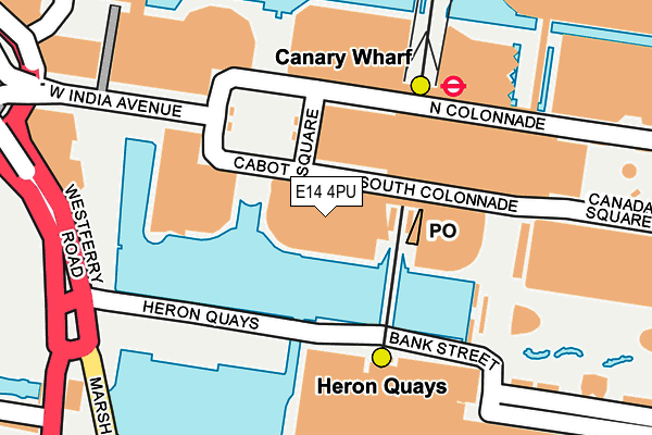E14 4PU map - OS OpenMap – Local (Ordnance Survey) E14 4PU map - OS OpenMap – Local (Ordnance Survey)