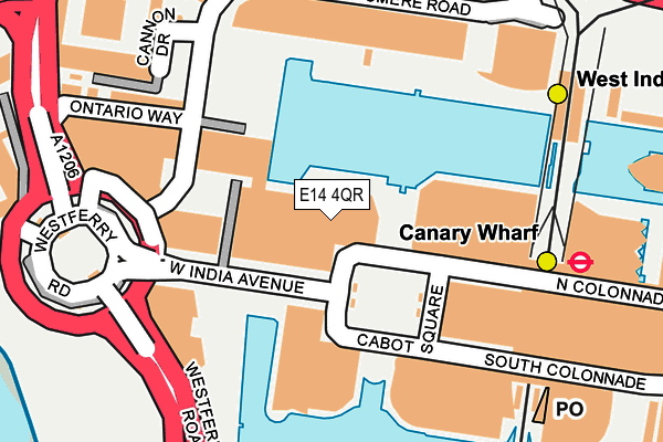 E14 4QR map - OS OpenMap – Local (Ordnance Survey) E14 4QR map - OS OpenMap – Local (Ordnance Survey)