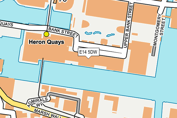 E14 5DW map - OS OpenMap – Local (Ordnance Survey) E14 5DW map - OS OpenMap – Local (Ordnance Survey)