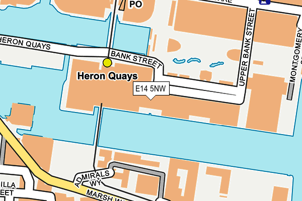 E14 5NW map - OS OpenMap – Local (Ordnance Survey) E14 5NW map - OS OpenMap – Local (Ordnance Survey)