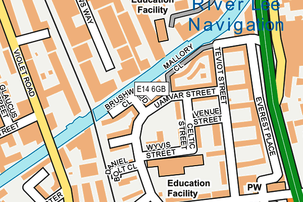 E14 6GB map - OS OpenMap – Local (Ordnance Survey) E14 6GB map - OS OpenMap – Local (Ordnance Survey)