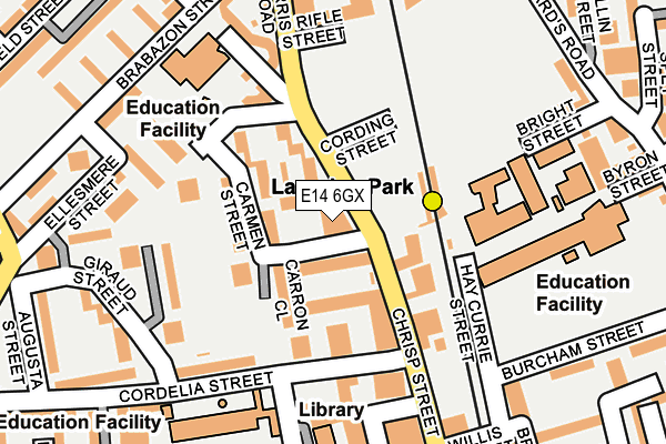 E14 6GX map - OS OpenMap – Local (Ordnance Survey) E14 6GX map - OS OpenMap – Local (Ordnance Survey)