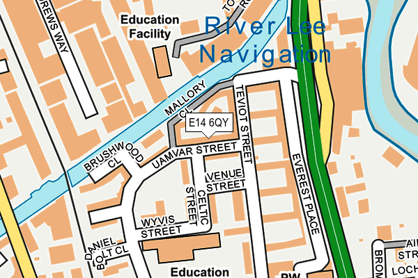 E14 6QY map - OS OpenMap – Local (Ordnance Survey) E14 6QY map - OS OpenMap – Local (Ordnance Survey)