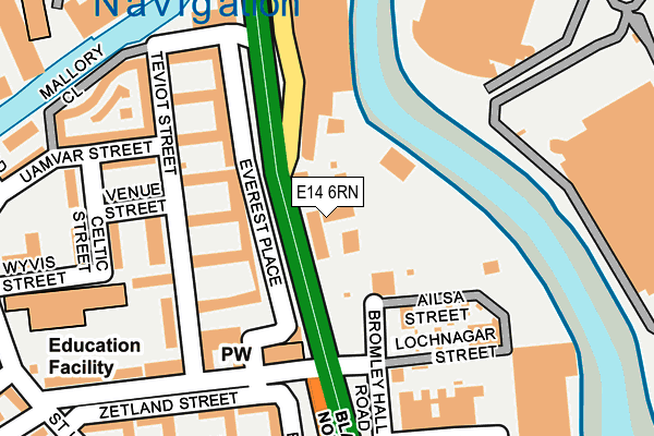 E14 6RN map - OS OpenMap – Local (Ordnance Survey) E14 6RN map - OS OpenMap – Local (Ordnance Survey)