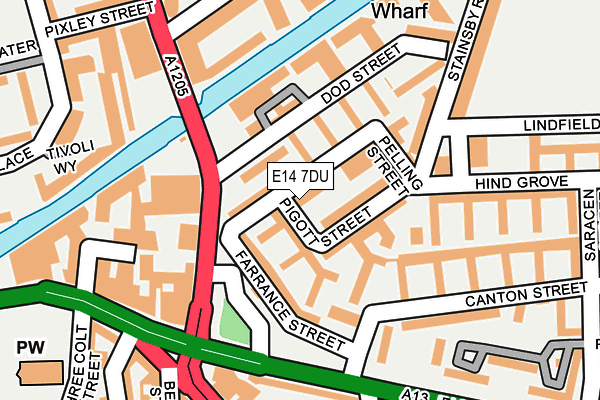 E14 7DU map - OS OpenMap – Local (Ordnance Survey) E14 7DU map - OS OpenMap – Local (Ordnance Survey)