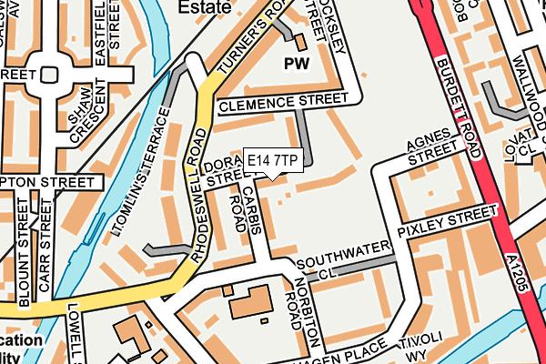 E14 7TP map - OS OpenMap – Local (Ordnance Survey) E14 7TP map - OS OpenMap – Local (Ordnance Survey)