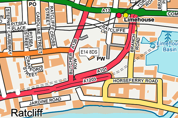 E14 8DS map - OS OpenMap – Local (Ordnance Survey) E14 8DS map - OS OpenMap – Local (Ordnance Survey)