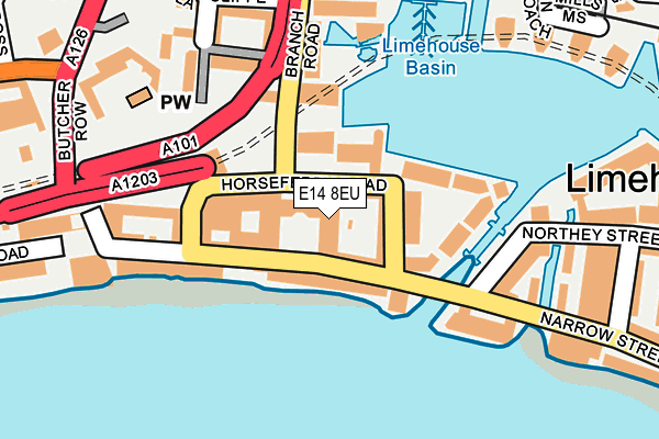 E14 8EU map - OS OpenMap – Local (Ordnance Survey) E14 8EU map - OS OpenMap – Local (Ordnance Survey)